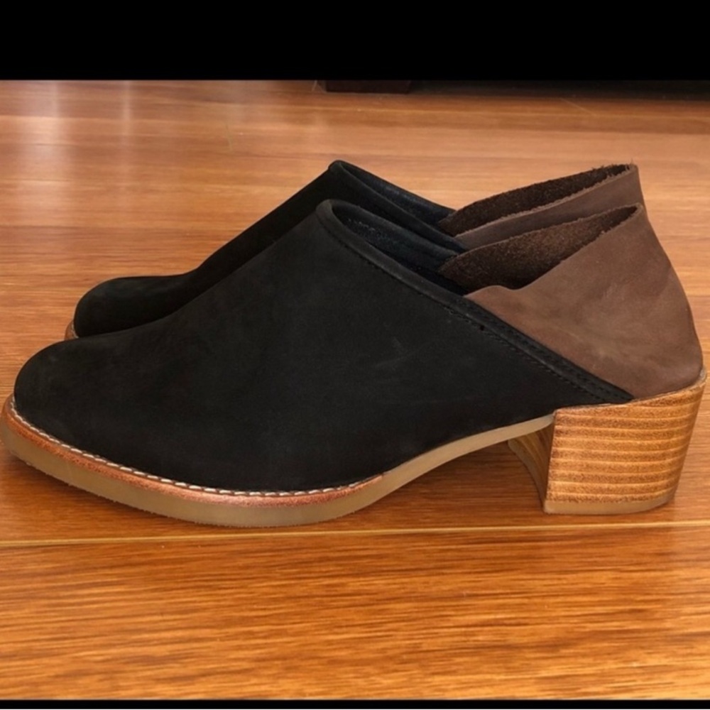 ALL BLACK Suede & Leather Booties 37